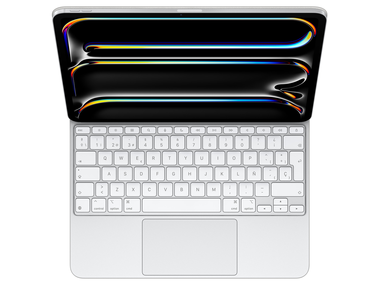 13インチiPad Pro(M4)用 Magic Keyboard スペイン語 MWR43E/A [ホワイト]