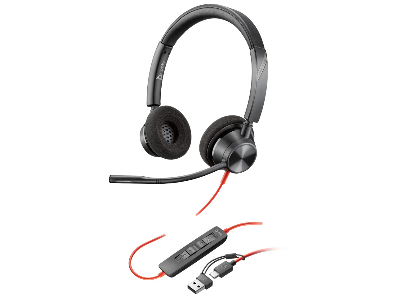 Blackwire 3320 USB-C +C/A 8X219AA [ブラック]