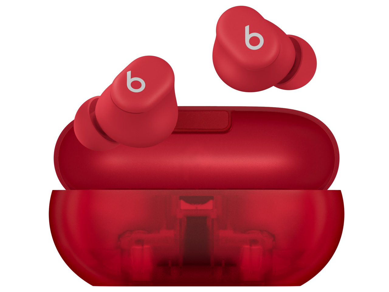 Beats Solo Buds MUW03PA/A [トランスペアレントレッド]