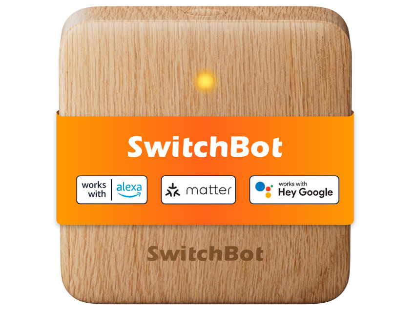 SwitchBot ハブミニ(Matter対応) W0202208 [木目調]