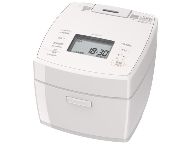 備長炭 炭炊釜 NJ-VP10J-W [白亜麻]