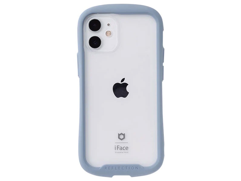 iFace Reflection iPhone 12 mini用 [ペールブルー]