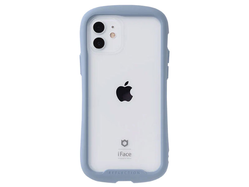iFace Reflection iPhone 12/12 Pro用 [ペールブルー]