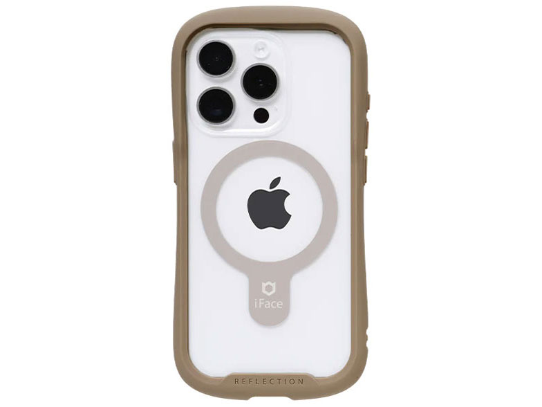 iFace Reflection Magsafe対応 iPhone 15 Pro用 [ベージュ]