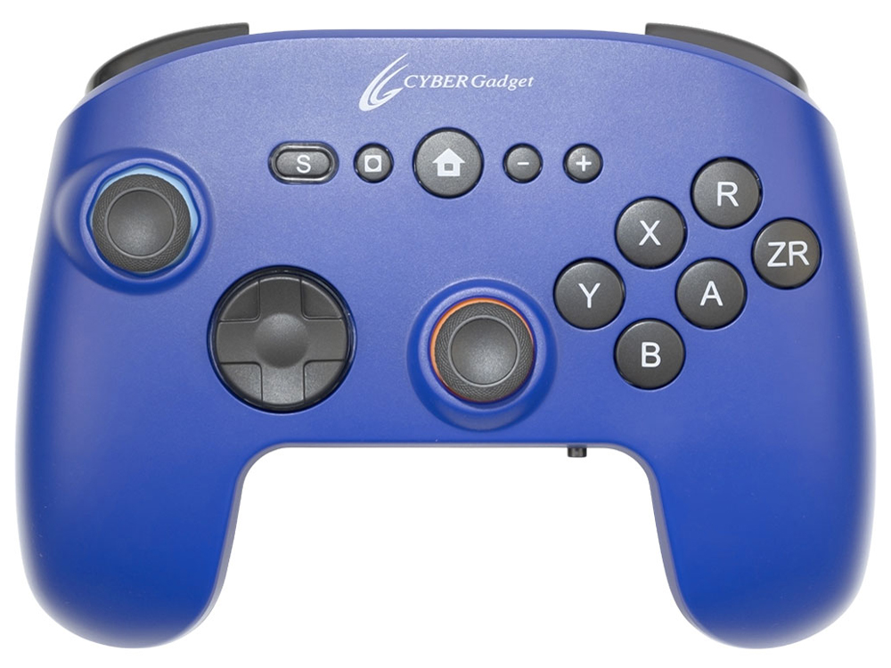 CYBER・ゲーミングコントローラー 6B 無線タイプ(Switch2用) CY-S2GC6BWL-BL [ブルー]