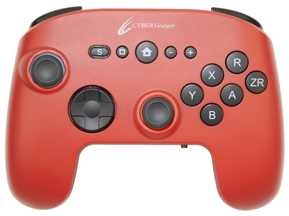 CYBER・ゲーミングコントローラー 6B 無線タイプ(Switch2用) CY-S2GC6BWL-RE [レッド]