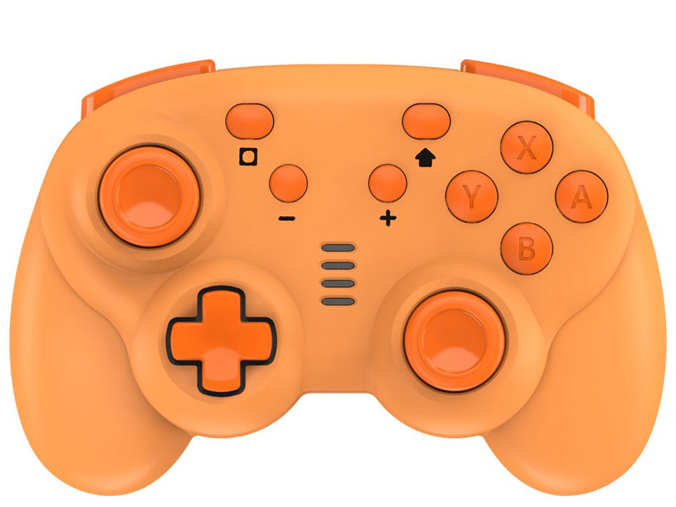 CYBER・ジャイロコントローラー ミニ 無線タイプ(Switch2/Switch用) [オレンジ]