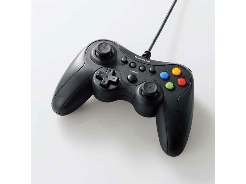 ELECOM GAMING 有線FPSゲームパッド GP30XV JC-GP30XVBK [ブラック]