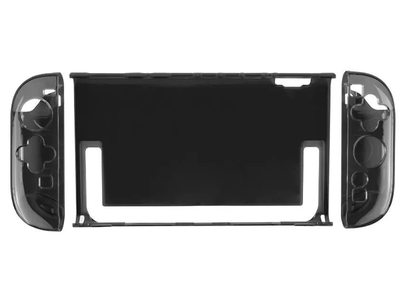 Switch2用 ドックinクリアプロテクト ANS-SW182CBK [クリアブラック]