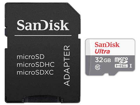 ウルトラ microSD UHS-Iカード 32GB SDSQUNS-032G-JN3GA