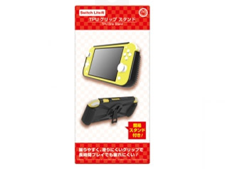 (Switch Lite用)TPUグリップスタンド CC-SLGRS-BK