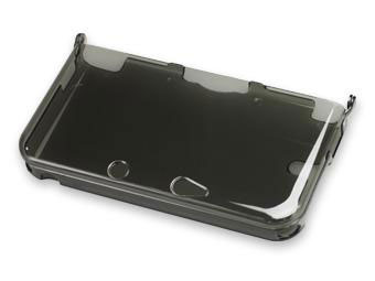 3DS LL用 クリスタルケース DJ-3DLCC-CB [クリアブラック]