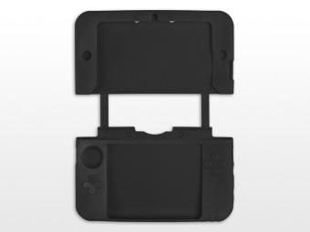 3DS LL用 シリコンケース DJ-3DLSC-BK [ブラック]