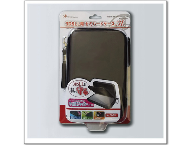 3DS LL用セミハードケース 3L ANS-3D026BK [ブラック]