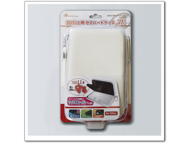 3DS LL用セミハードケース 3L ANS-3D026WH [ホワイト]