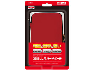 3DS LL用ハードポーチ SASP-0184 [レッド]