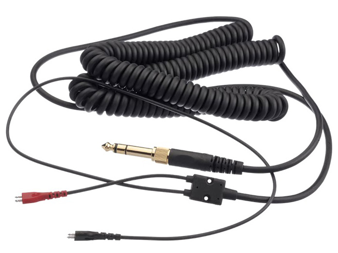 523877 HD 25 - Coiled Cable ミニプラグ・標準プラグ⇔2ピン [3m]