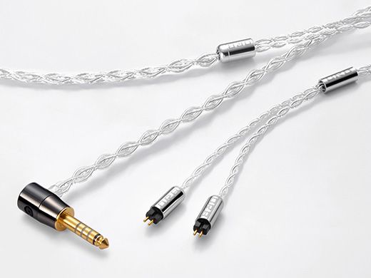 Celestial force C4 Custom IEM 2pin 4.4φL 4.4mmバランス(5極)⇔2ピン [1.2m]