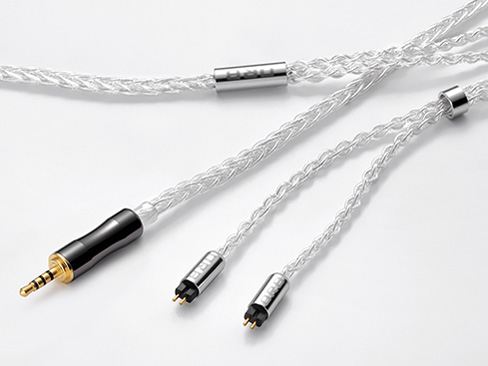 Celestial force C8 Custom IEM 2pin 2.5φ 2.5mm(4極)⇔2ピン [1.2m]
