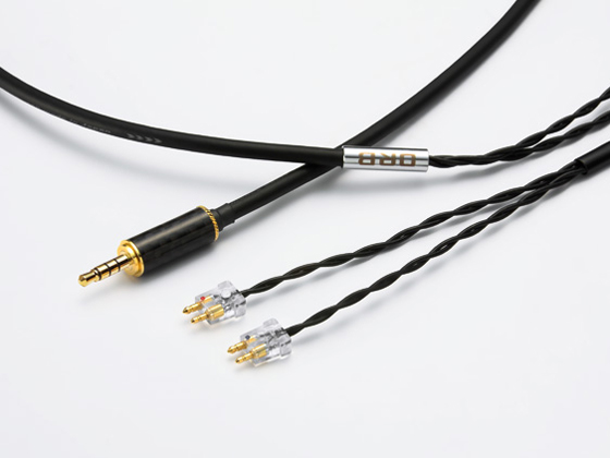 Clear force FitEar 3.5φ 4pole ミニプラグ(4極)⇔専用端子 [1.2m]