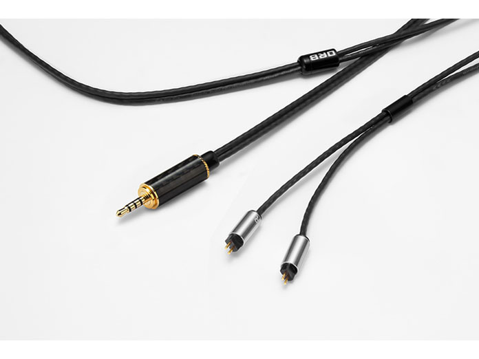Clear force Light Custom IEM 2pin 2.5φ 2.5mm(4極)⇔2ピン [1.2m]