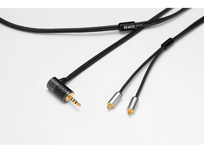 Clear force Light MMCX 2.5φL 2.5mm(4極)⇔MMCX [1.2m]