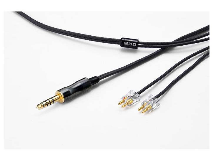 Clear force Nova 2nd generation FitEar 4.4φ 4.4mmバランス(5極)⇔2ピン [1.2m]