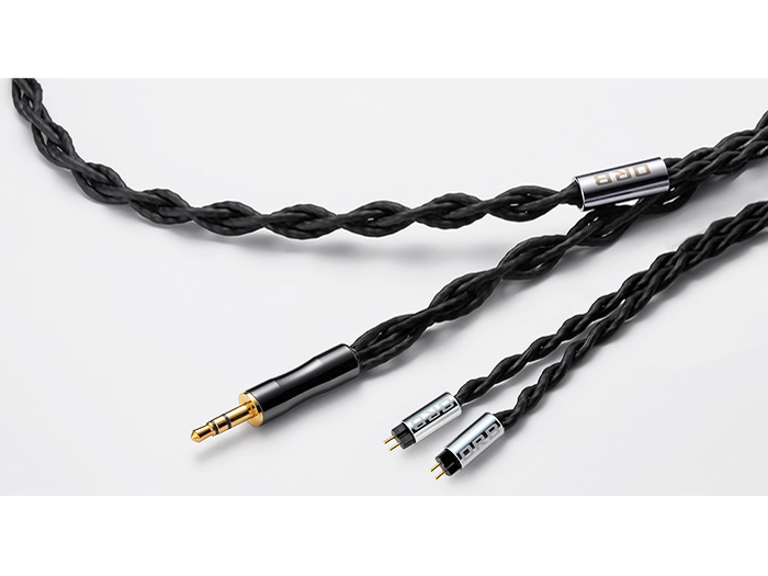 Clear force Ultimate core-8 Custom IEM 2pin 3.5φ ミニプラグ⇔2ピン [1.2m]