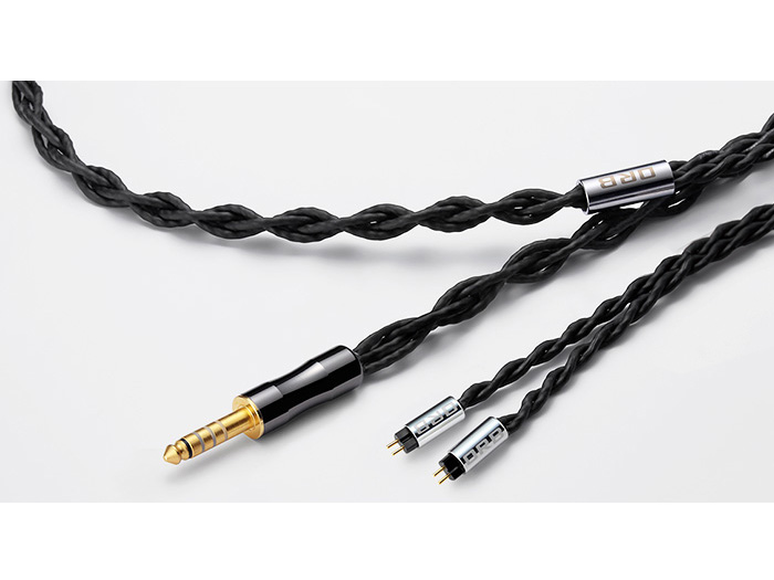 Clear force Ultimate core-8 Custom IEM 2pin 4.4φ 4.4mmバランス(5極)⇔2ピン [1.2m]