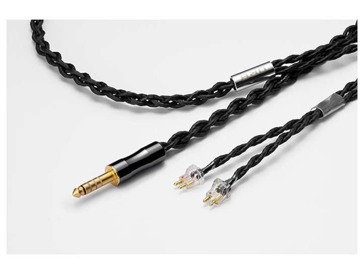 Clear force Ultimate core-8 FitEar 4.4φ 4.4mmバランス(5極)⇔2ピン [1.2m]