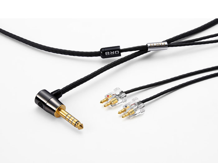 Clear force Ultimate FitEar 4.4φL 4.4mmバランス(5極)⇔2ピン [1.2m]
