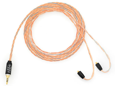 Copper 22 Earphone Cable-MMCX マイクロミニプラグ(4極)⇔MMCX [1.37m]