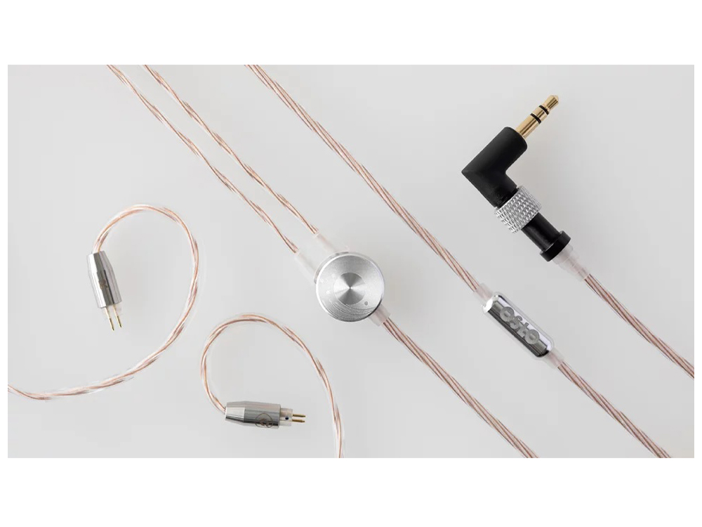 DITA-OSLO Cable 2pin ミニプラグ/2.5mm(4極)/4.4mmバランス(5極)⇔2ピン [1.2m]