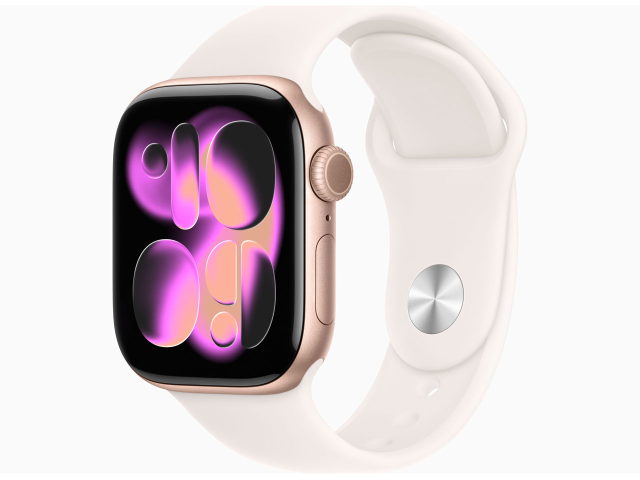 Apple Watch Series 11 GPS+Cellularモデル 42mm MF8E4J/A [ローズゴールド・ライトブラッシュスポーツバンド S/M]