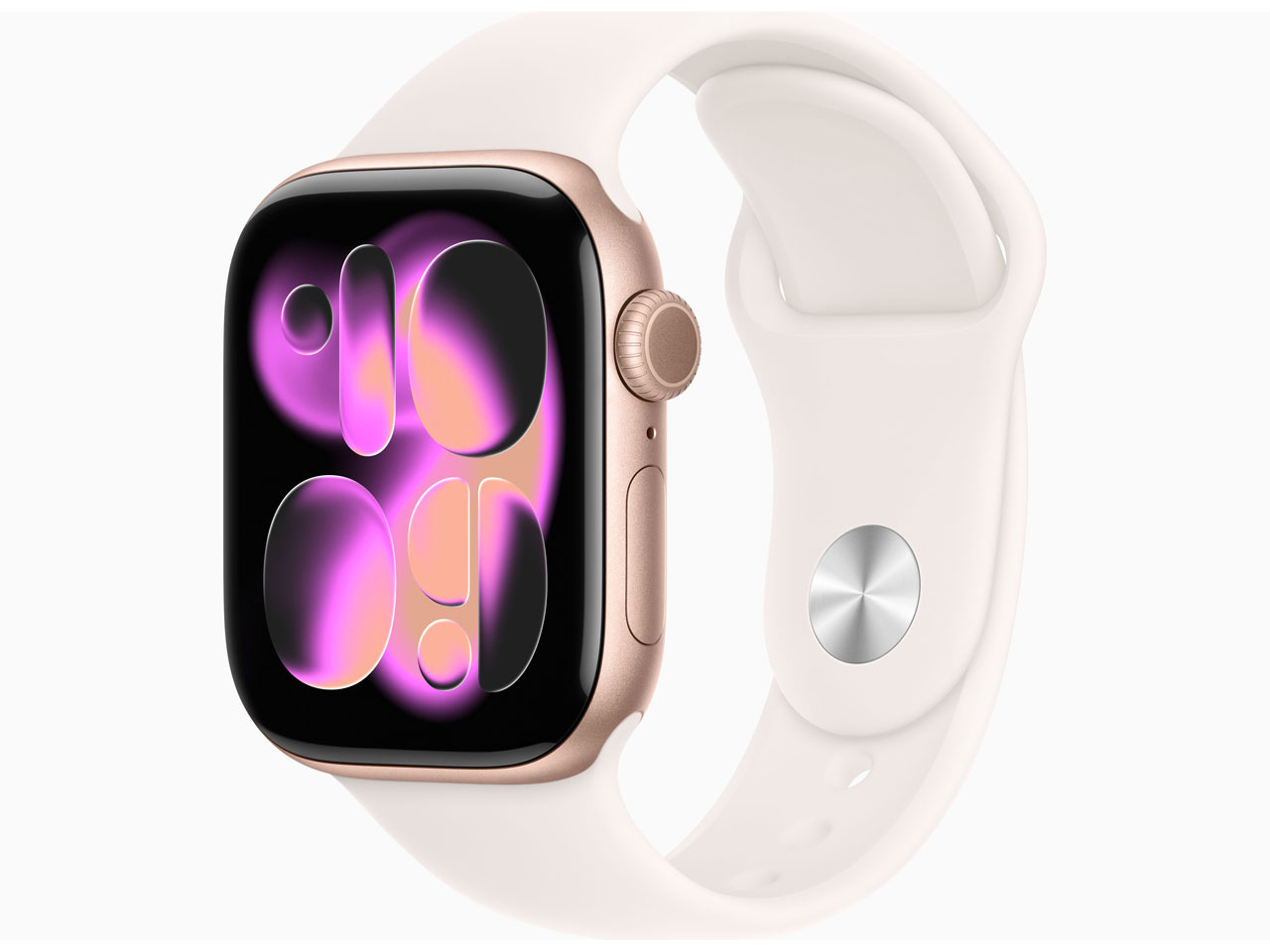 Apple Watch Series 11 GPS+Cellularモデル 42mm MF8F4J/A [ローズゴールド・ライトブラッシュスポーツバンド M/L]