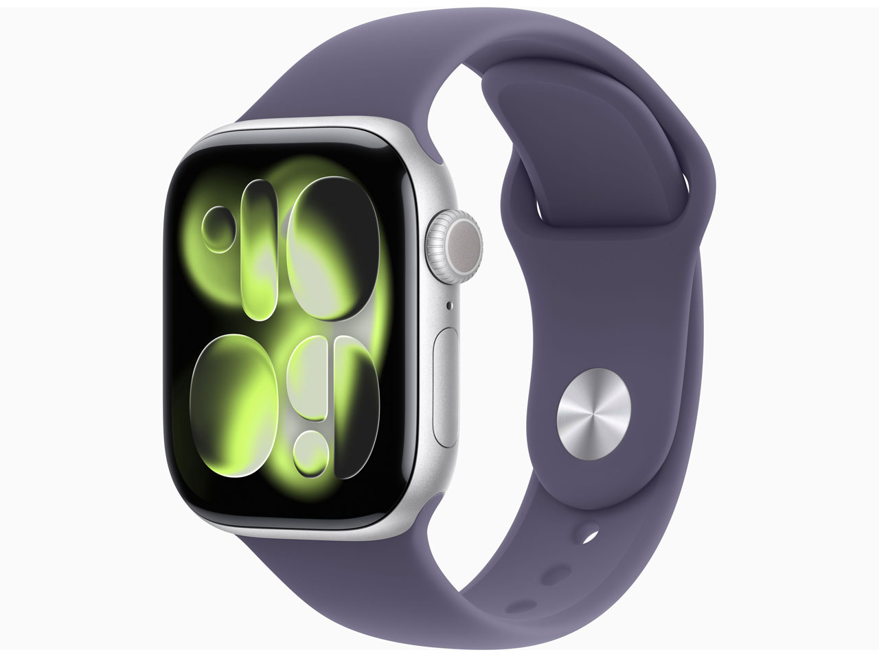 Apple Watch Series 11 GPS+Cellularモデル 42mm MF8H4J/A [シルバー・パープルフォグスポーツバンド S/M]
