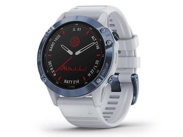 fenix 6 Pro Dual Power 010-02410-34 [Ti Mineral Blue/Whitestone]