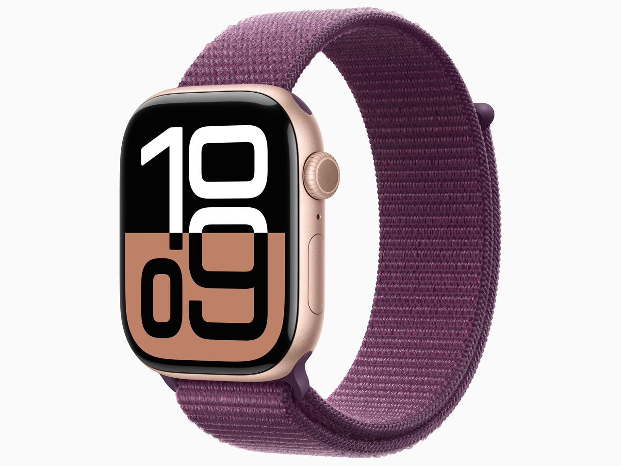 Apple Watch Series 10 GPS+Cellularモデル 46mm MWY83J/A [ローズゴールド・プラムスポーツループ]