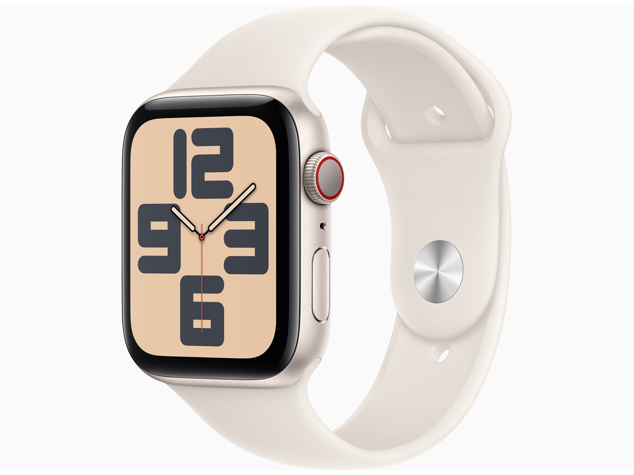 Apple Watch SE 第2世代 GPS+Cellularモデル 44mm MXGU3J/A [スターライトスポーツバンド M/L]