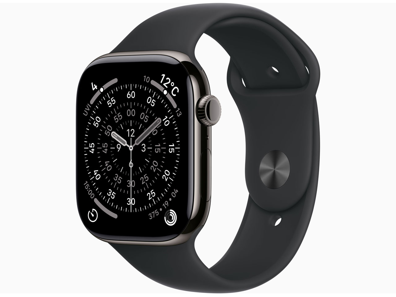 Apple Watch Series 11 GPS+Cellularモデル 46mm MFD14J/A [スレートチタニウムケース・ブラックスポーツバンド S/M]