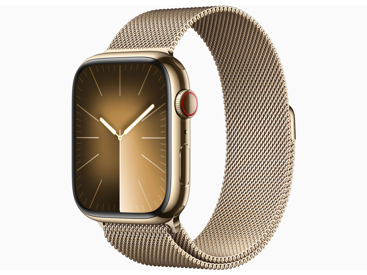Apple Watch Series 9 GPS+Cellularモデル 45mm MRMU3J/A [ゴールドミラネーゼループ]
