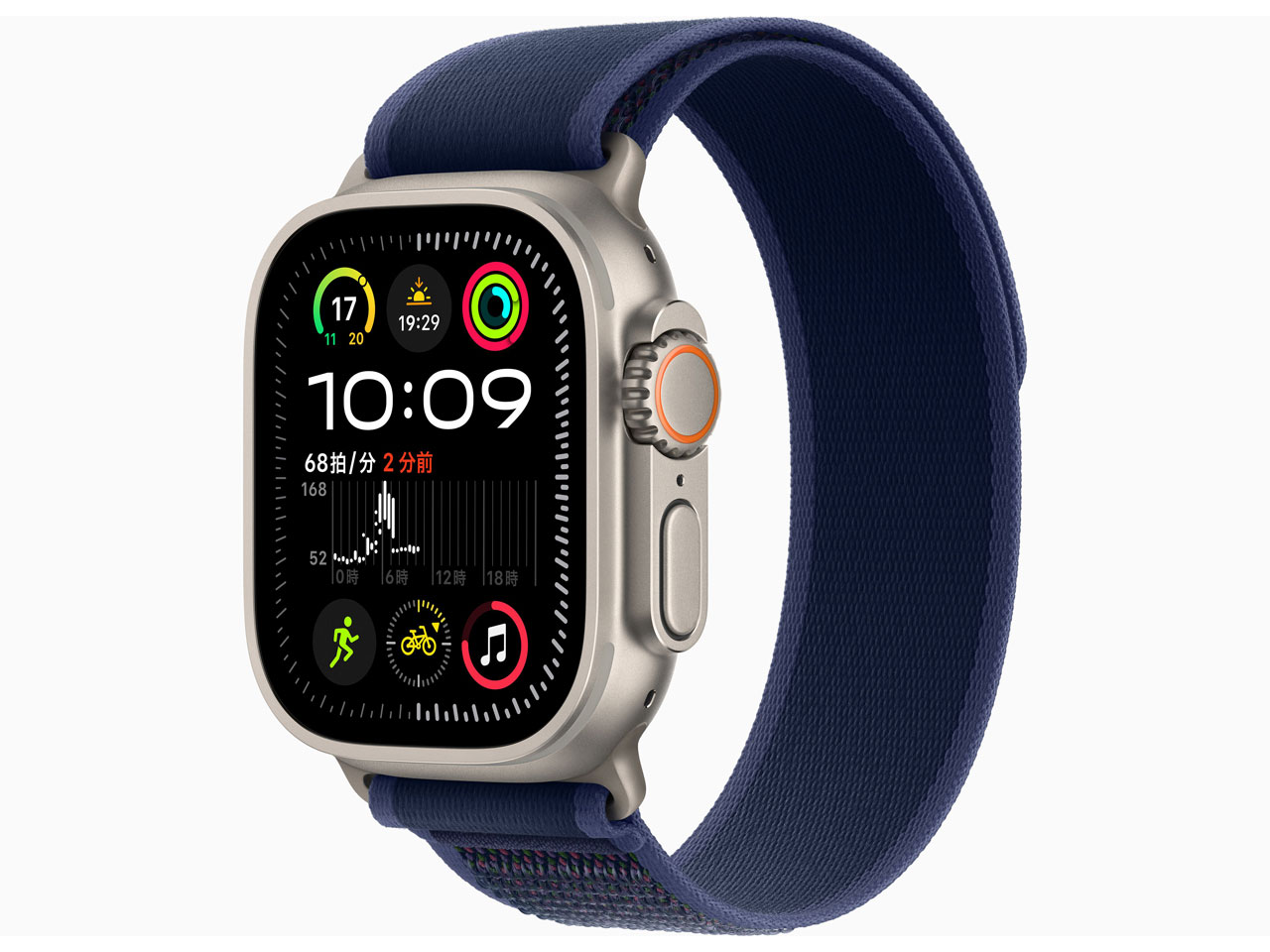 Apple Watch Ultra 2 GPS+Cellularモデル 49mm MX4J3J/A [ナチュラル・ブルートレイルループ S/M]