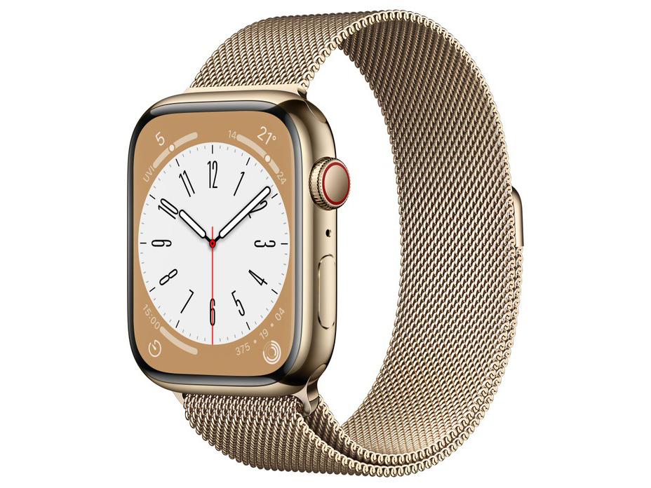 Apple Watch Series 8 GPS+Cellularモデル 45mm MNKQ3J/A [ゴールドステンレススチールケース/ゴールドミラネーゼループ]