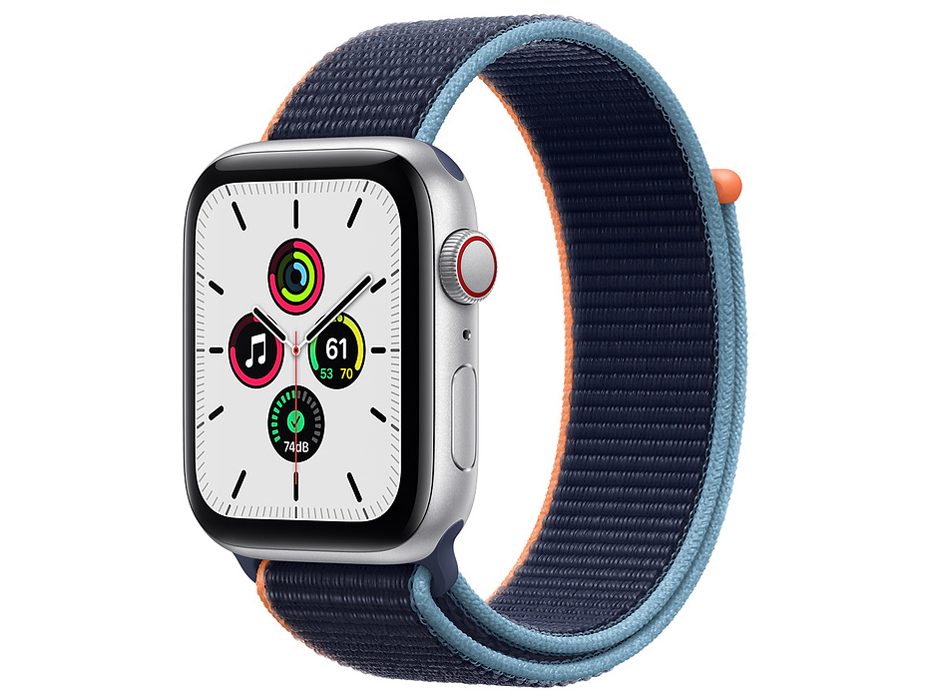 Apple Watch SE GPS+Cellularモデル 44mm MYEW2J/A [ディープネイビースポーツループ]