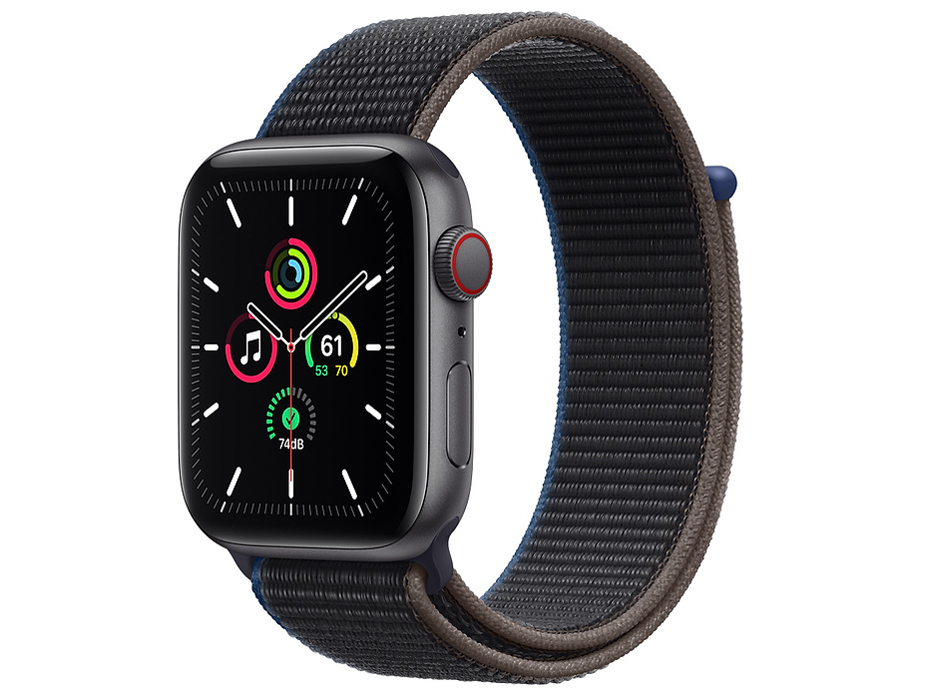 Apple Watch SE GPS+Cellularモデル 44mm MYF12J/A [チャコールスポーツループ]