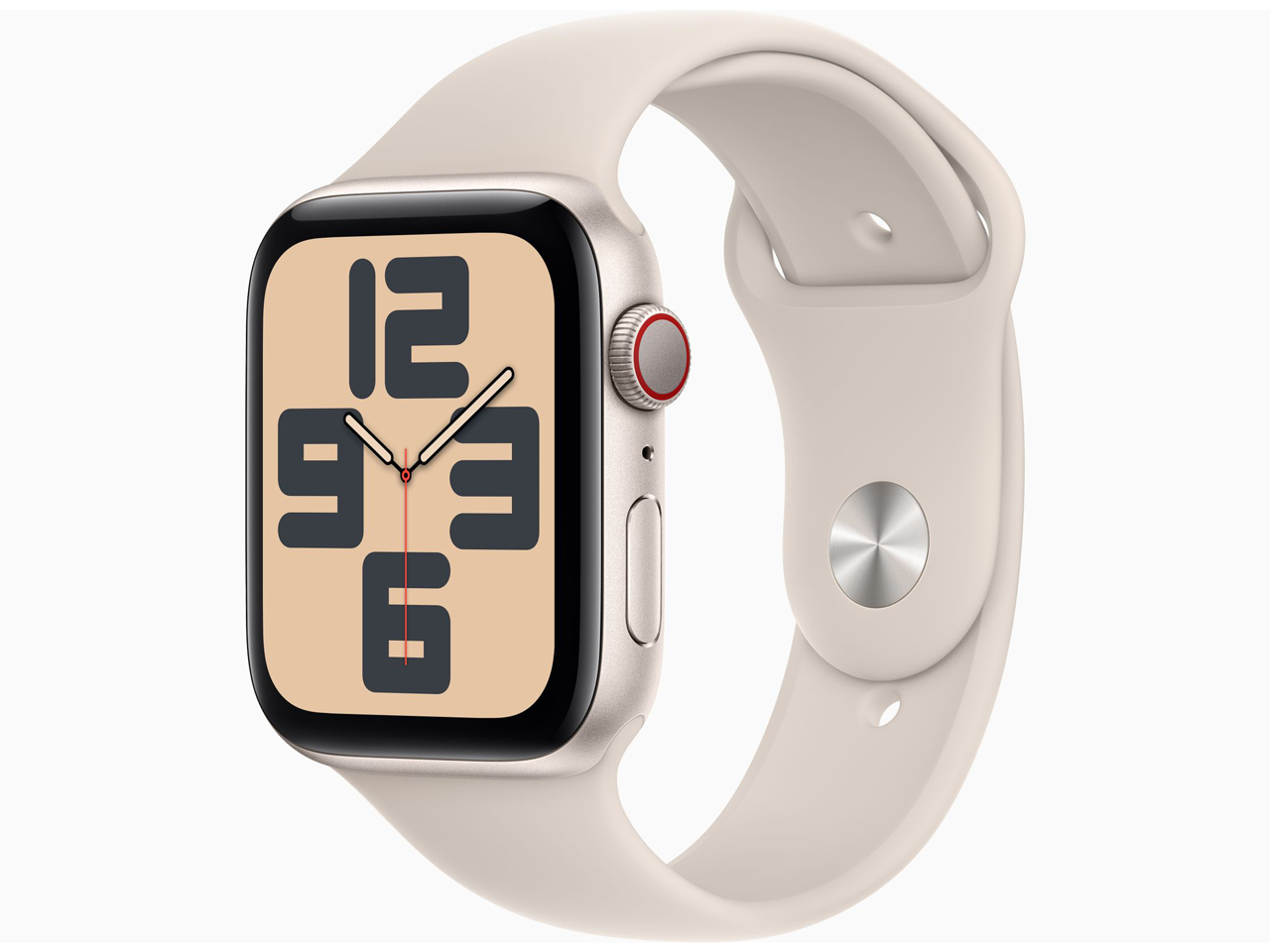 Apple Watch SE 第2世代 GPS+Cellularモデル 44mm MRGU3J/A [スターライトスポーツバンド S/M]