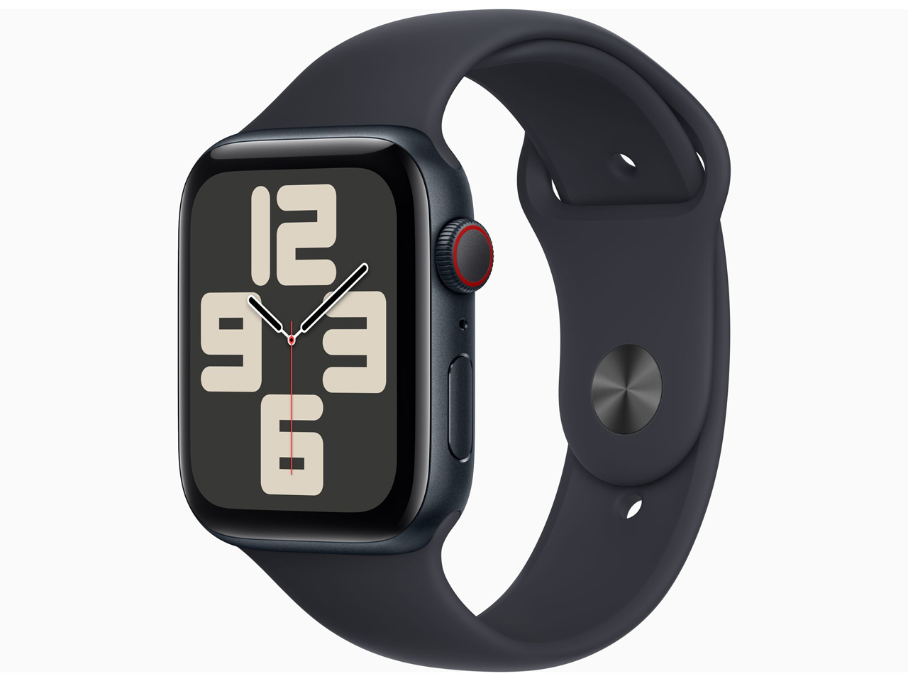 Apple Watch SE 第2世代 GPS+Cellularモデル 44mm MRH53J/A [ミッドナイトスポーツバンド S/M]