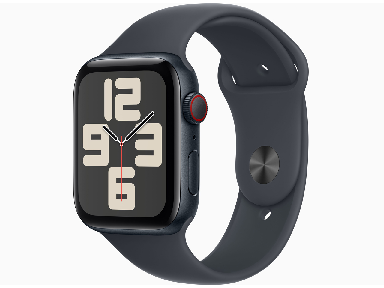 Apple Watch SE 第2世代 GPS+Cellularモデル 44mm MXGL3J/A [ミッドナイトスポーツバンド S/M]