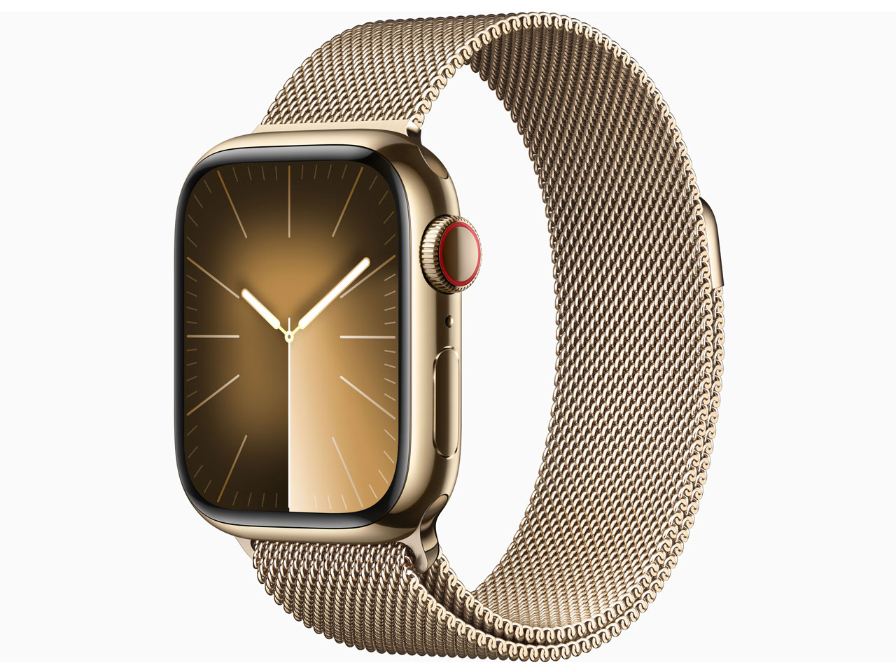Apple Watch Series 9 GPS+Cellularモデル 41mm MRJ73J/A [ゴールドミラネーゼループ]
