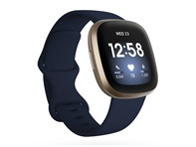 Fitbit Versa 3 FB511GLNV-FRCJK [ミッドナイト/ソフトゴールド]